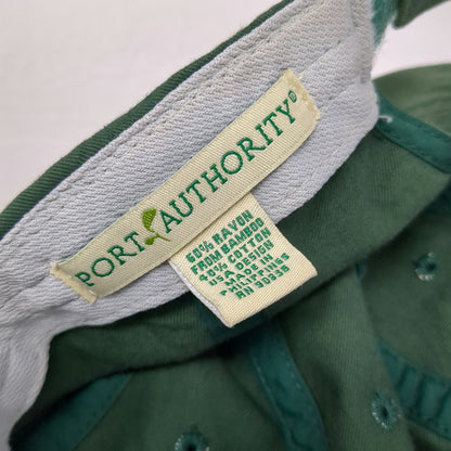 Port Authority Baseball Cap Green One Size EPA New England Bamboo Cotton Hat