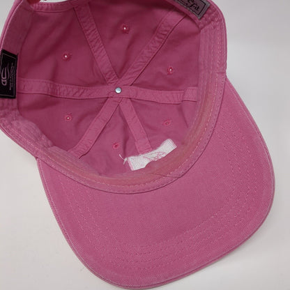 Outdoor Cap Women's Strapback Hat Pink One Size Adjustable Embroidered