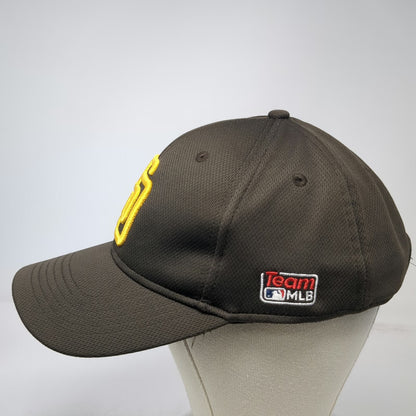 San Diego Padres MLB OC Sports Baseball Cap Brown One Size SD Logo Strapback Hat