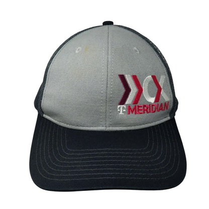 T-Meridian Snapback Mesh Back Trucker Hat Gray One Size Port Authority