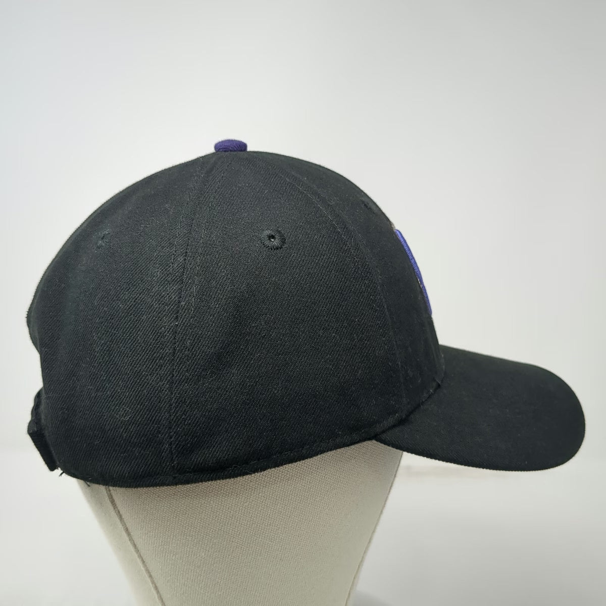 New Era Colorado Rockies MLB Baseball Cap Black One Size 9FORTY Strapback Hat