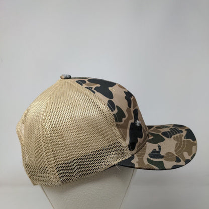 Riverbed Threads Snapback Mesh Back Trucker Hat Camouflage One Size