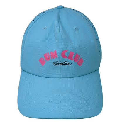 Rum Club Flomotion Snapback Cap Blue One Size Adjustable Mesh Back 6 Panel