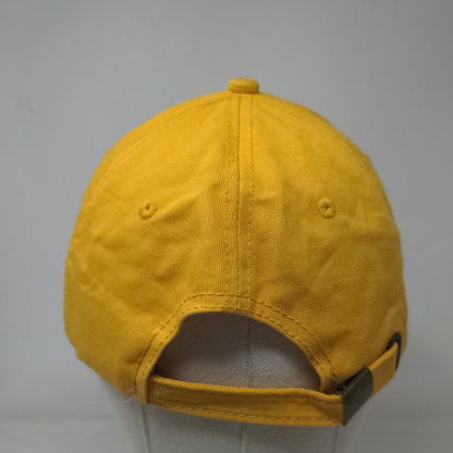 Saint Thomas U.S.V.I. Slideback Hat Yellow One Size Embroidered Palm Tree
