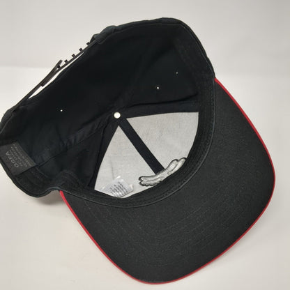 Fox Head Snapback Hat Multicolor One Size Adjustable Embroidered Vented Holes