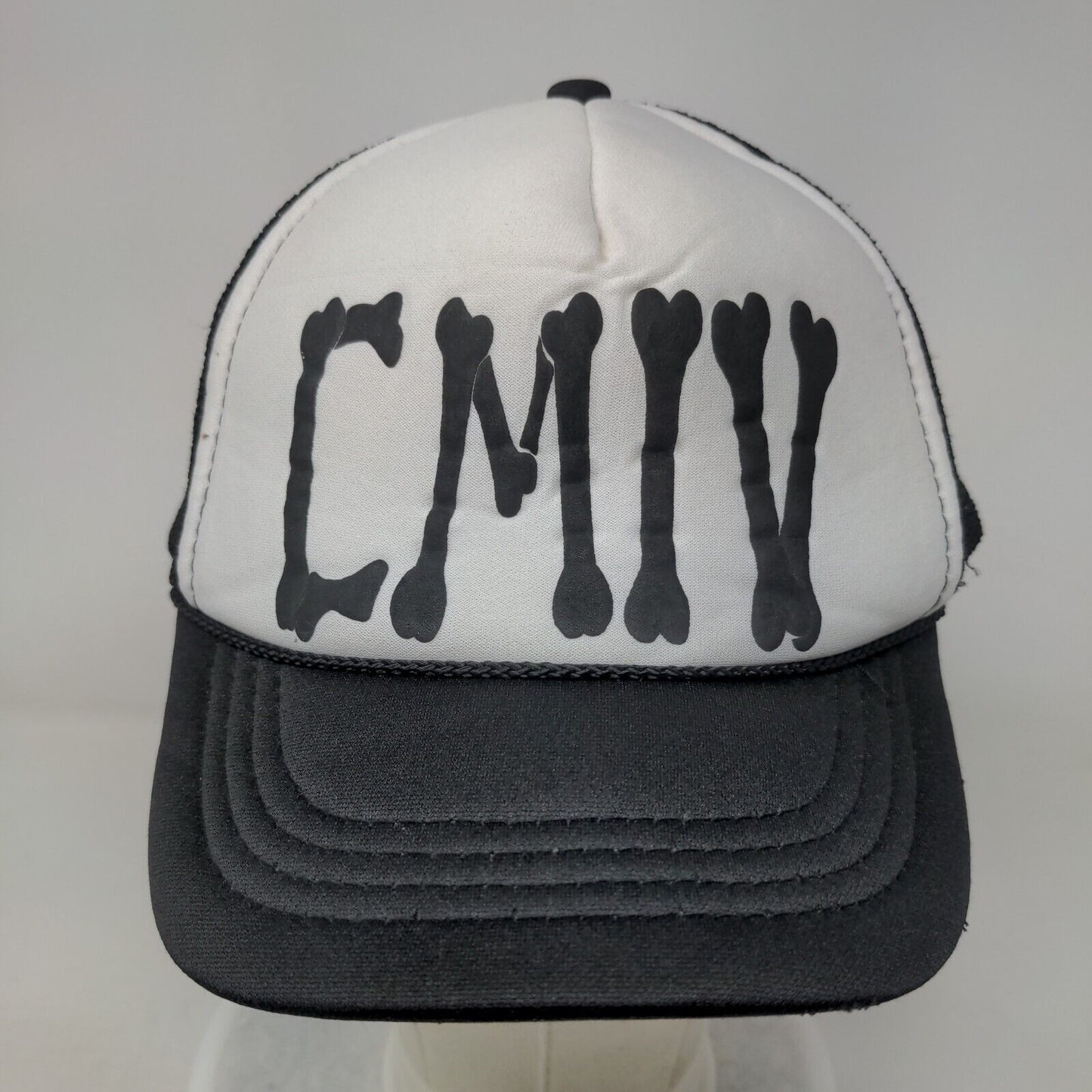 CMIV Snapback Mesh Back Rope Trucker Hat Black Youth Colorblock Otto