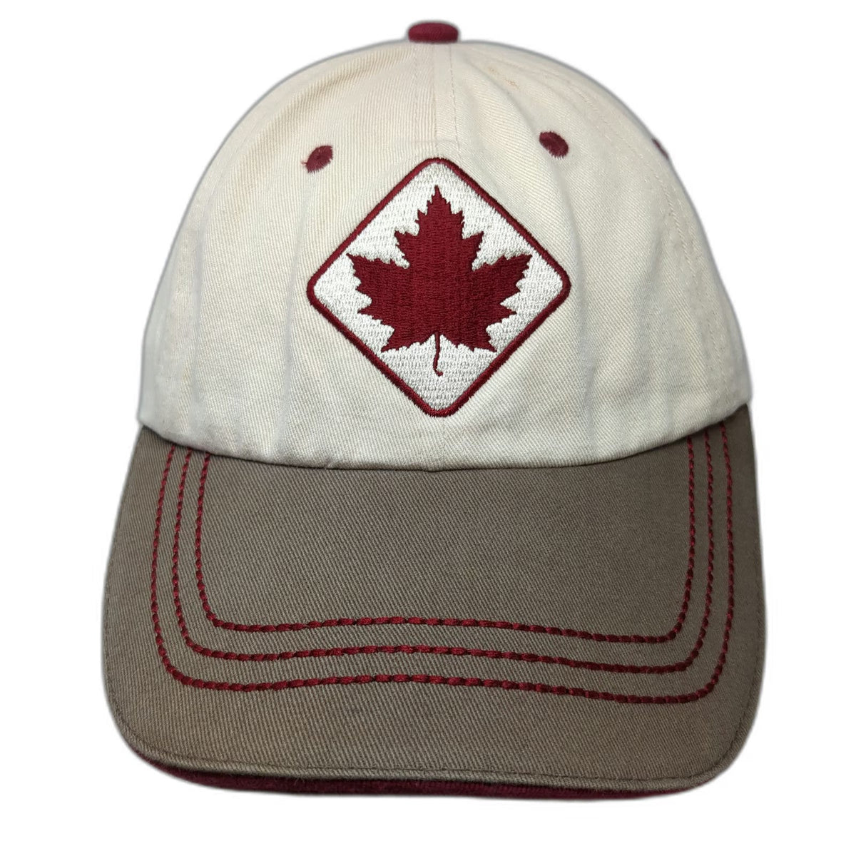 Royal Specialty Baseball Cap Beige One Size Canada Maple Leaf Strapback Hat