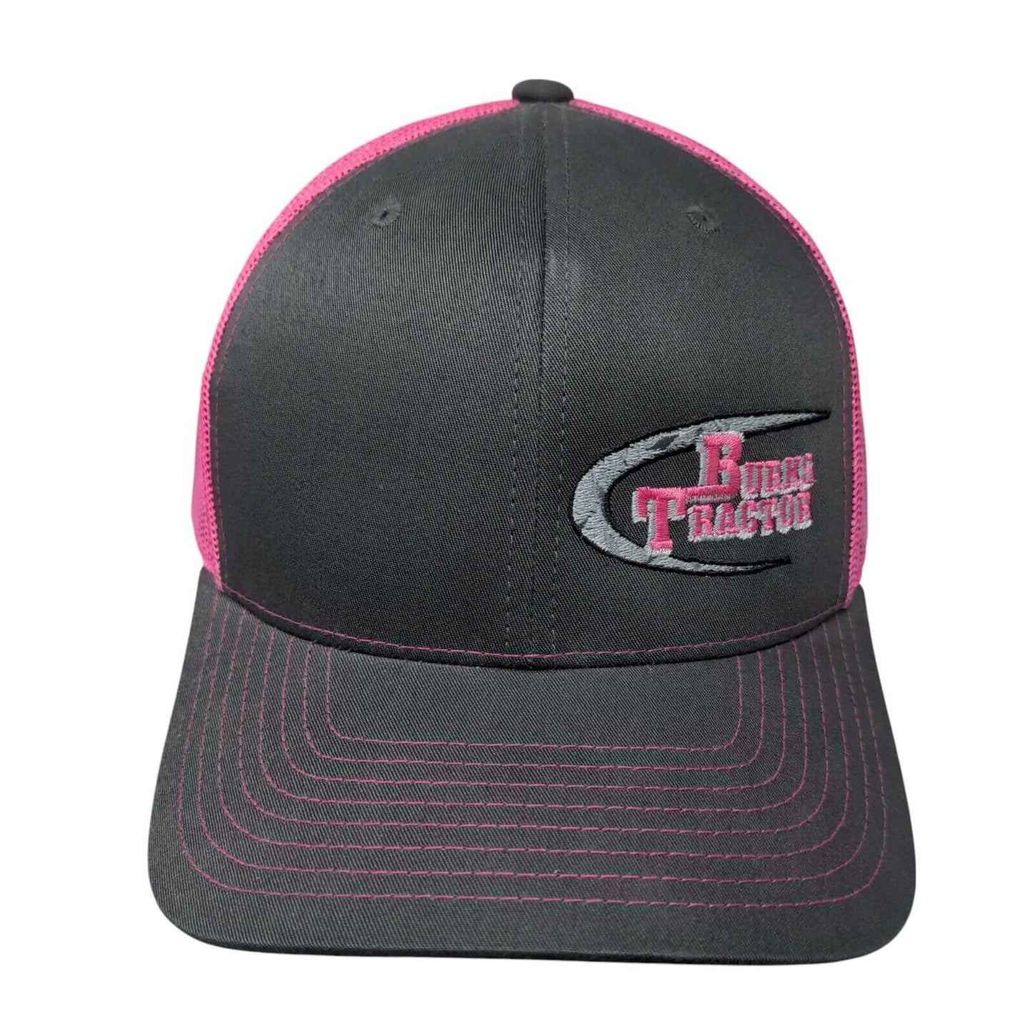 Burks Tractor Snapback Trucker Hat Multi One Size Mesh Back Richardson