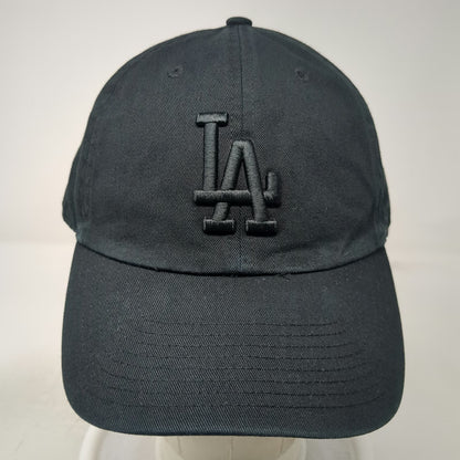 47 Los Angeles Dodgers MLB Baseball Cap Black One Size Slideback Strap LA Hat