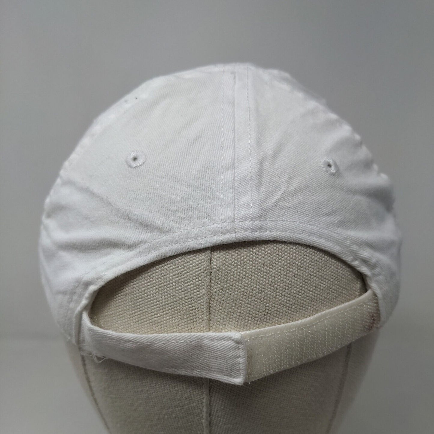 Nike Boy's Strapback Hat White Size 4-7 Embroidered Swoosh Logo Cotton