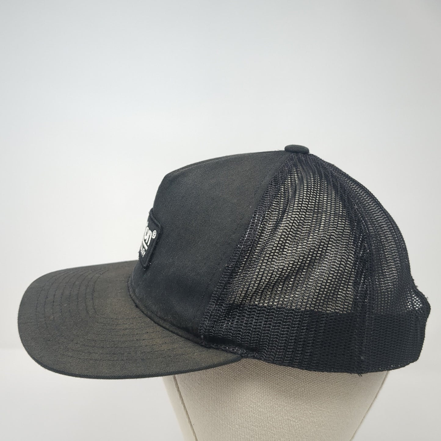 Brixton Custom Quality Snapback Trucker Hat Black One Size Mesh Back