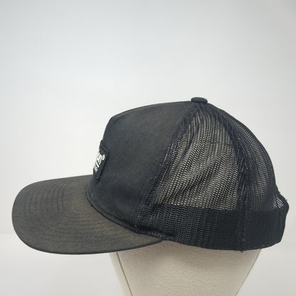 Brixton Custom Quality Snapback Trucker Hat Black One Size Mesh Back