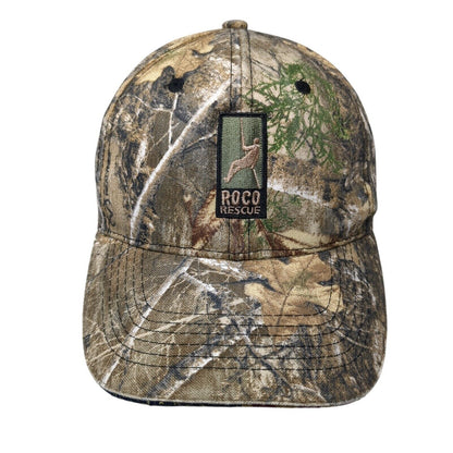 Roco Rescue Strapback Hat Camo One Size Adjustable Realtree Outdoor Cap