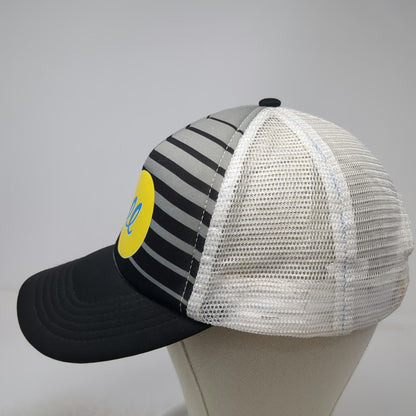 Black Gray White Trucker Hat One Size Brewed in Aruba Chill Beer Mesh Snapback