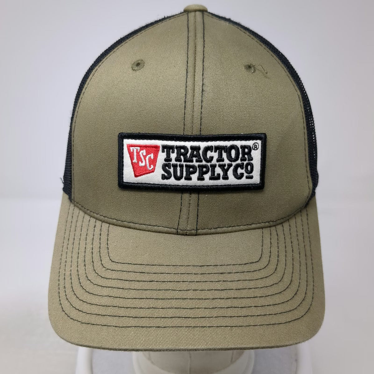 Tractor Supply Co Trucker Hat Green One Size Mesh Snapback TSC Logo Farm Outdoor