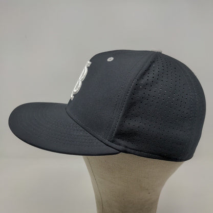 Nike Tru Dri Fit Men's Fitted Mesh Back Hat Black Size S/M Embroidered Logo