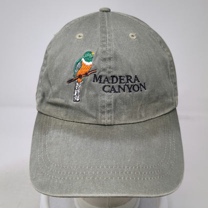 Fahrenheit Baseball Cap Green One Size Madera Canyon Bird Embroidered Strap Hat