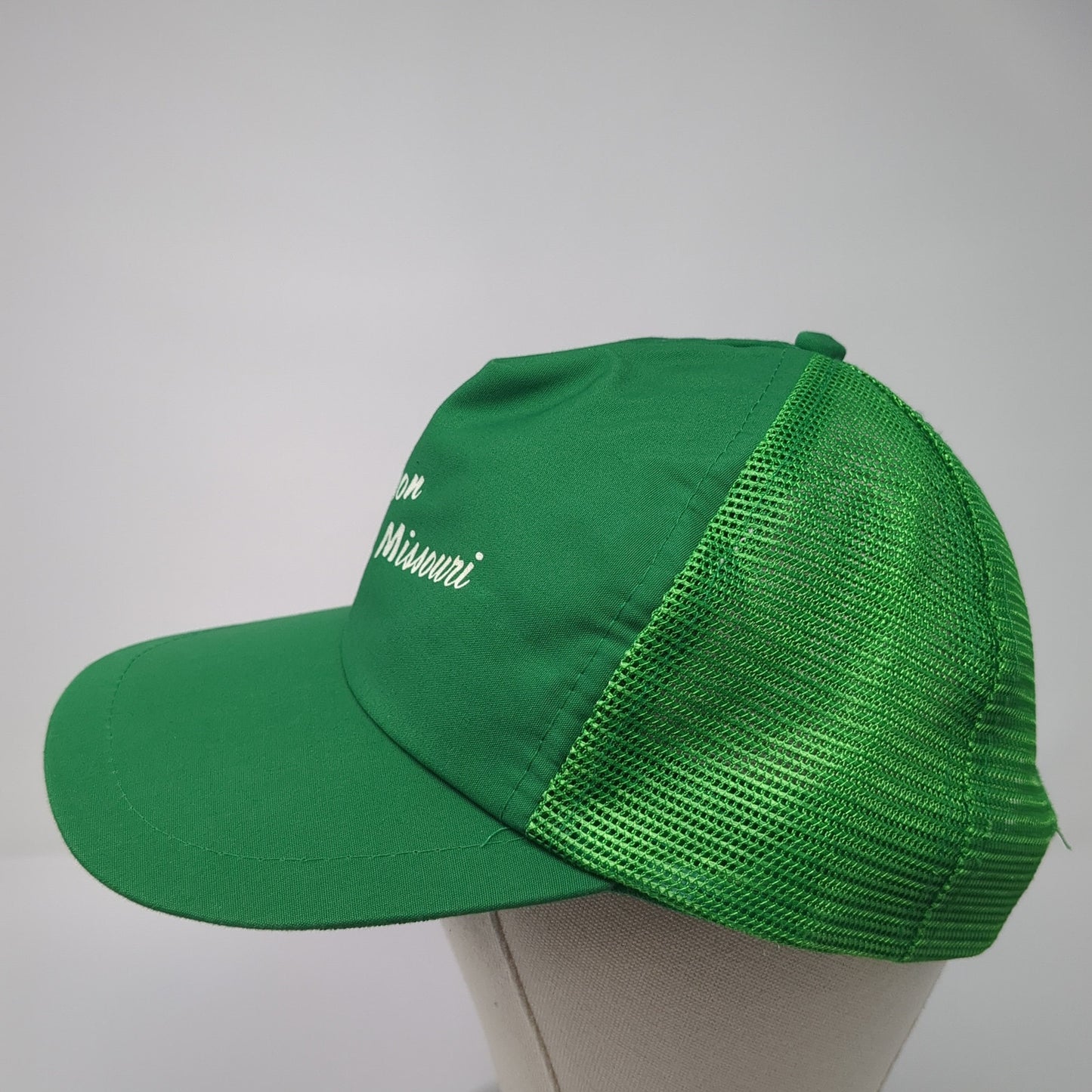 Branson Missouri Snapback Trucker Hat Green One Size Mesh Back Outdoor