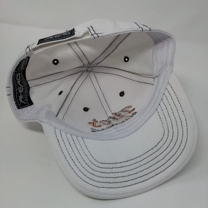 Tito's Handmade Vodka Strapback Hat White OSFA Classic Cut Embroidered Ahead
