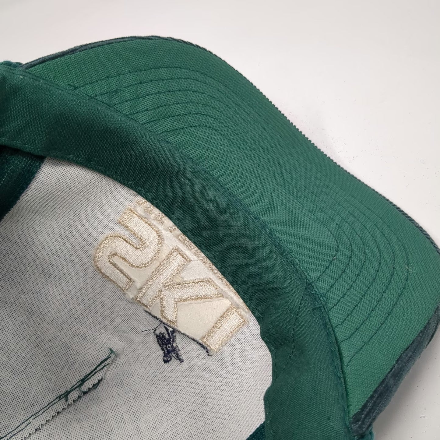 Yupoong Trucker Green One Size Ski Nantucket Corduroy Rope Snapback Cotton hat