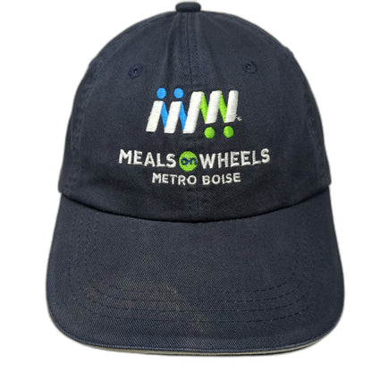 Port Authority Baseball Cap Blue One Size Meals on Wheels Metro Boise Hat
