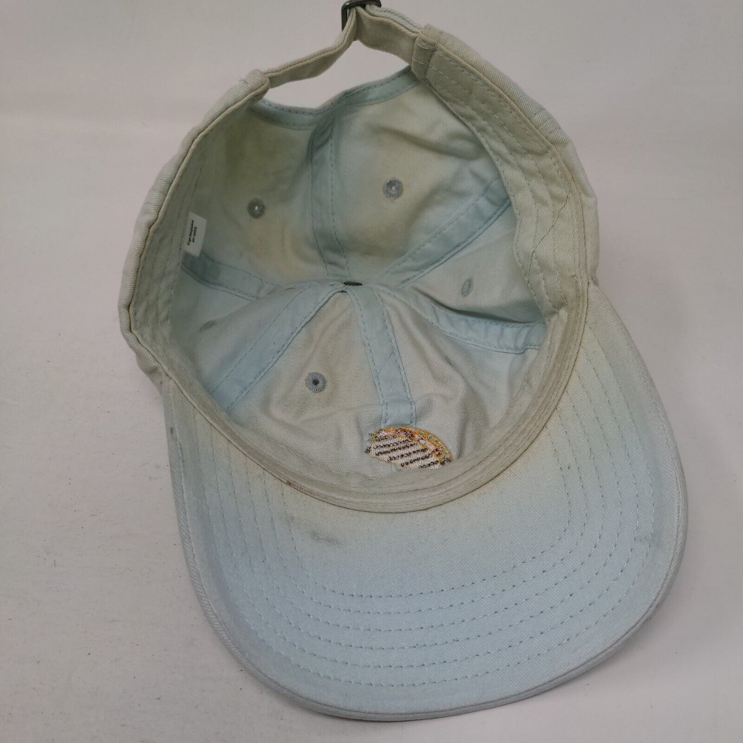 Taco Slideback Hat Blue One Size Embroidered Adjustable 6 Panel