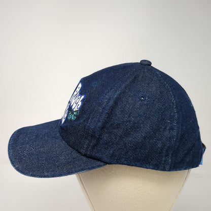 Hard Rock Cafe Baseball Cap Blue One Size Butterfly Denim Strapback Hat Logo