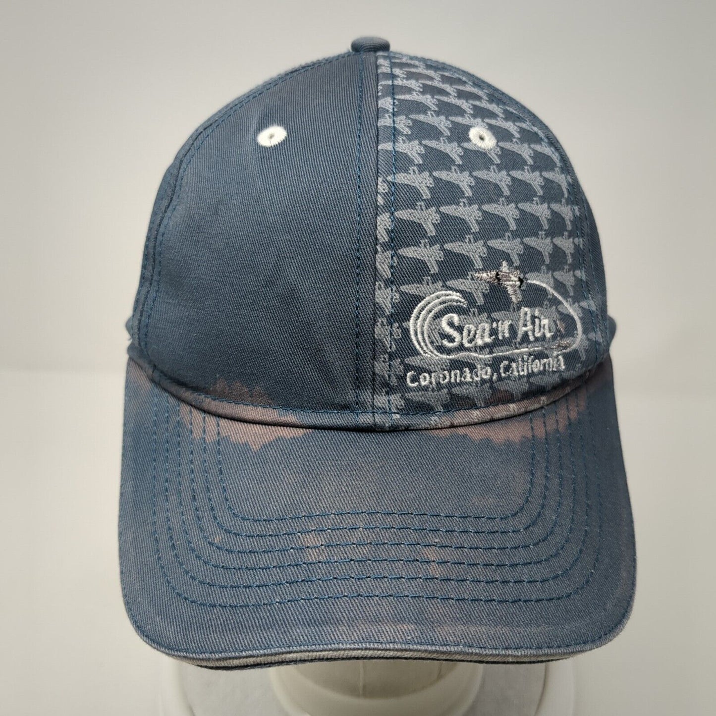 Sea 'N Air Coronado California Strapback Hat Blue One Size Go Navy