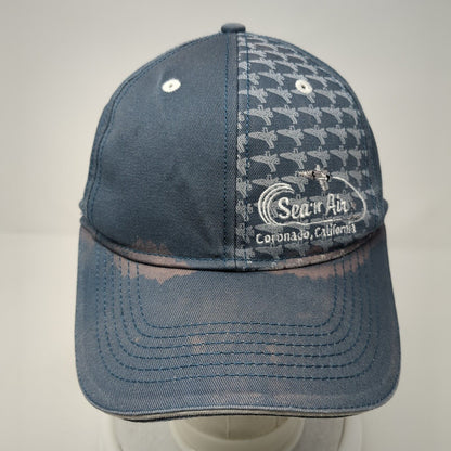 Sea 'N Air Coronado California Strapback Hat Blue One Size Go Navy