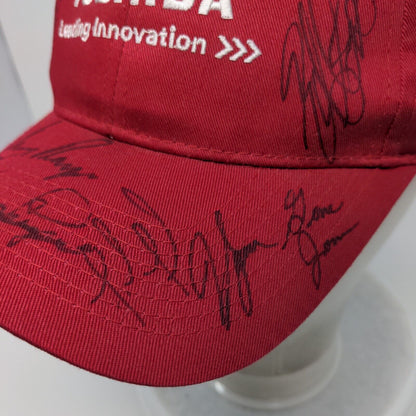 Toshiba Leading Innovation Hat Red OSFA Signed Port & Company 6 Panel