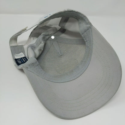 PGA Jr. League Kids Strapback Hat Gray Ages 5-12 Adjustable Breathable Garb