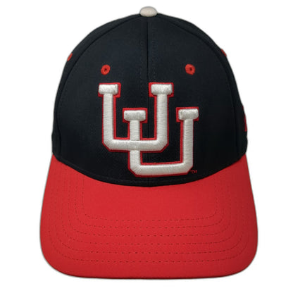 Under Armour Utah Utes NCAA Cap Black Red White XL Stretch Fit Hat Embroidered