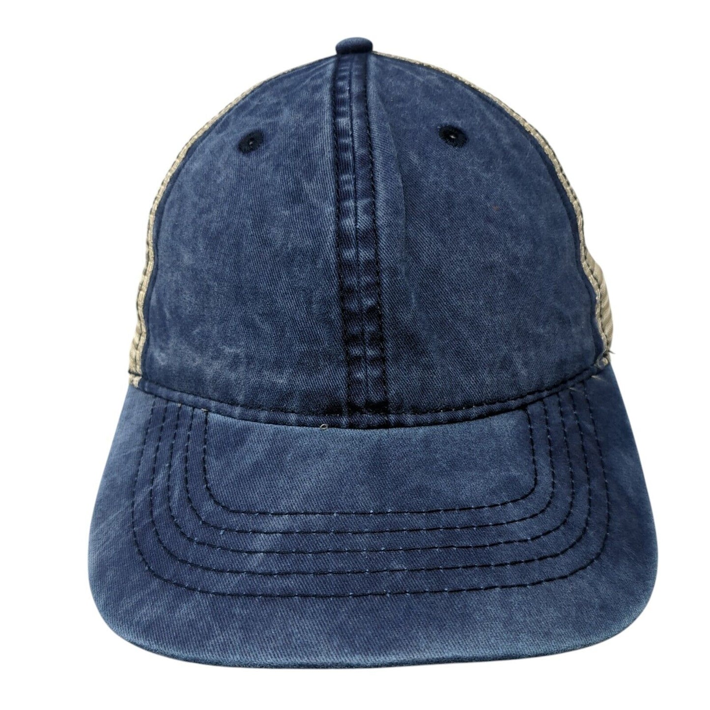 Unbranded Slideback Mesh Back Trucker Hat Blue Cove One Size Blank