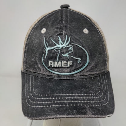 RMEF Women's Snapback Mesh Back Trucker Hat Multi One Size Ladies Fit