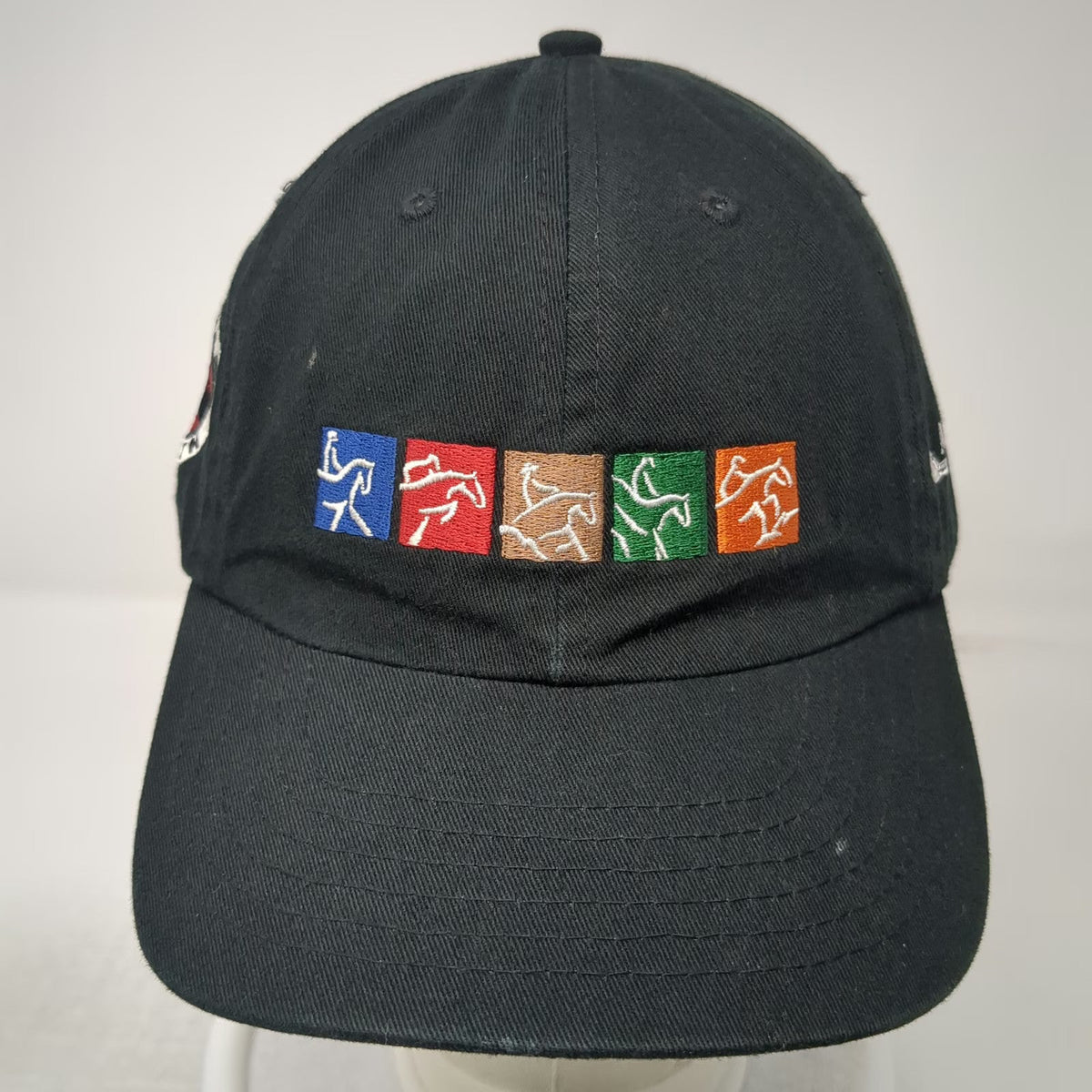 Fersten Worldwide Baseball Cap Black One Size Equestrian Horse Ariat Adequan Hat