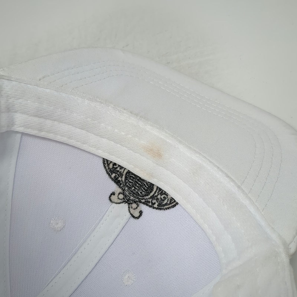 Patron Tequila Bee Logo Baseball Cap White One Size Adjustable Embroidered Hat