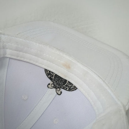 Patron Tequila Bee Logo Baseball Cap White One Size Adjustable Embroidered Hat