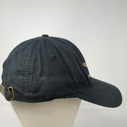 Neuchef Baseball Cap Black One Size Air Force Food Beverage Hat USA Slideback