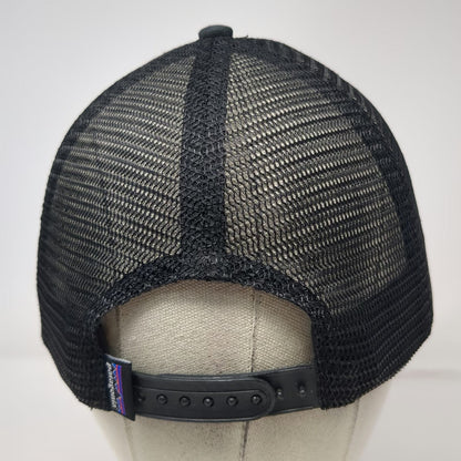 Patagonia Trucker Hat Black One Size Mesh Back Snapback Frontier Communications