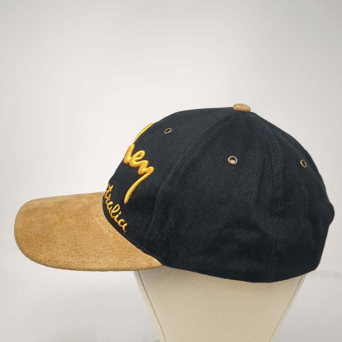 Creative Products Baseball Cap Black One Size Suede Brim Sydney Australia Hat