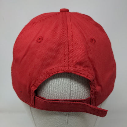Coca-Cola Zero Sugar Strapback Hat Red One Size Adjustable Embroidered 6 Panel