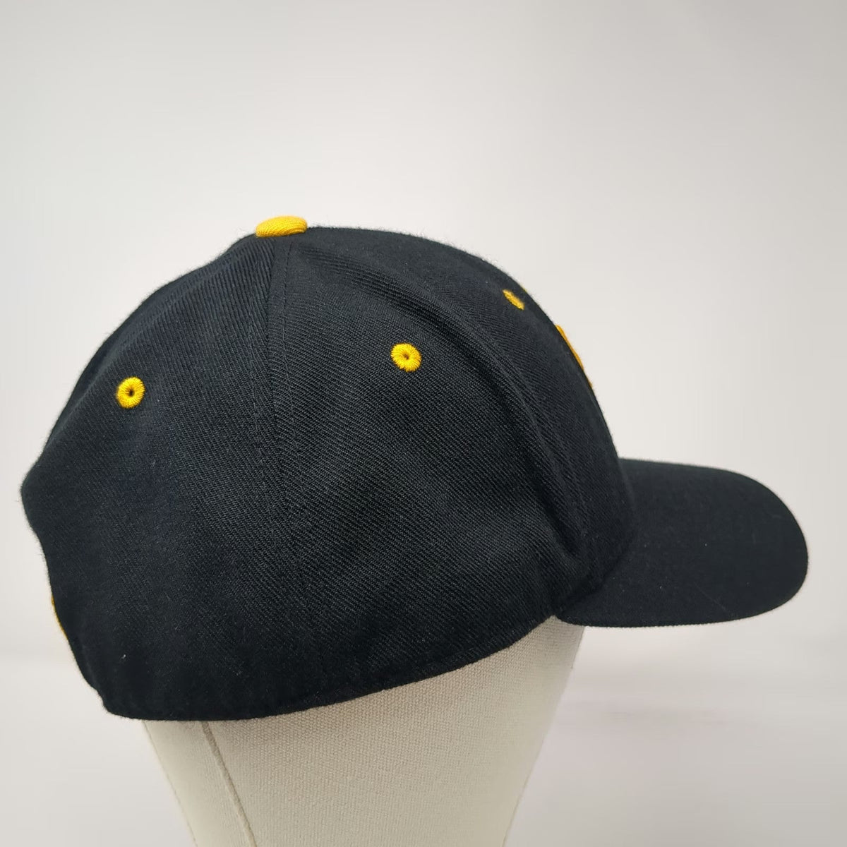 Wyoming Cowboys NCAA Zephyr Baseball Cap Black 7 5/8 Bronco Logo Wool Blend Hat