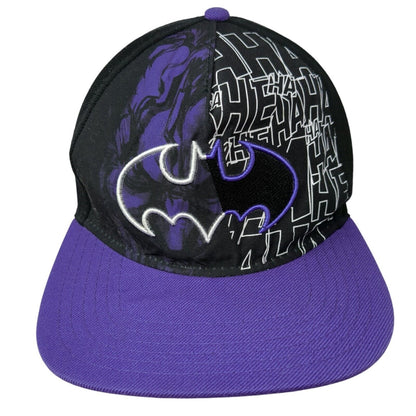 Batman The Joker HAHAHA Snapback Hat Multicolor One Size Adjustable