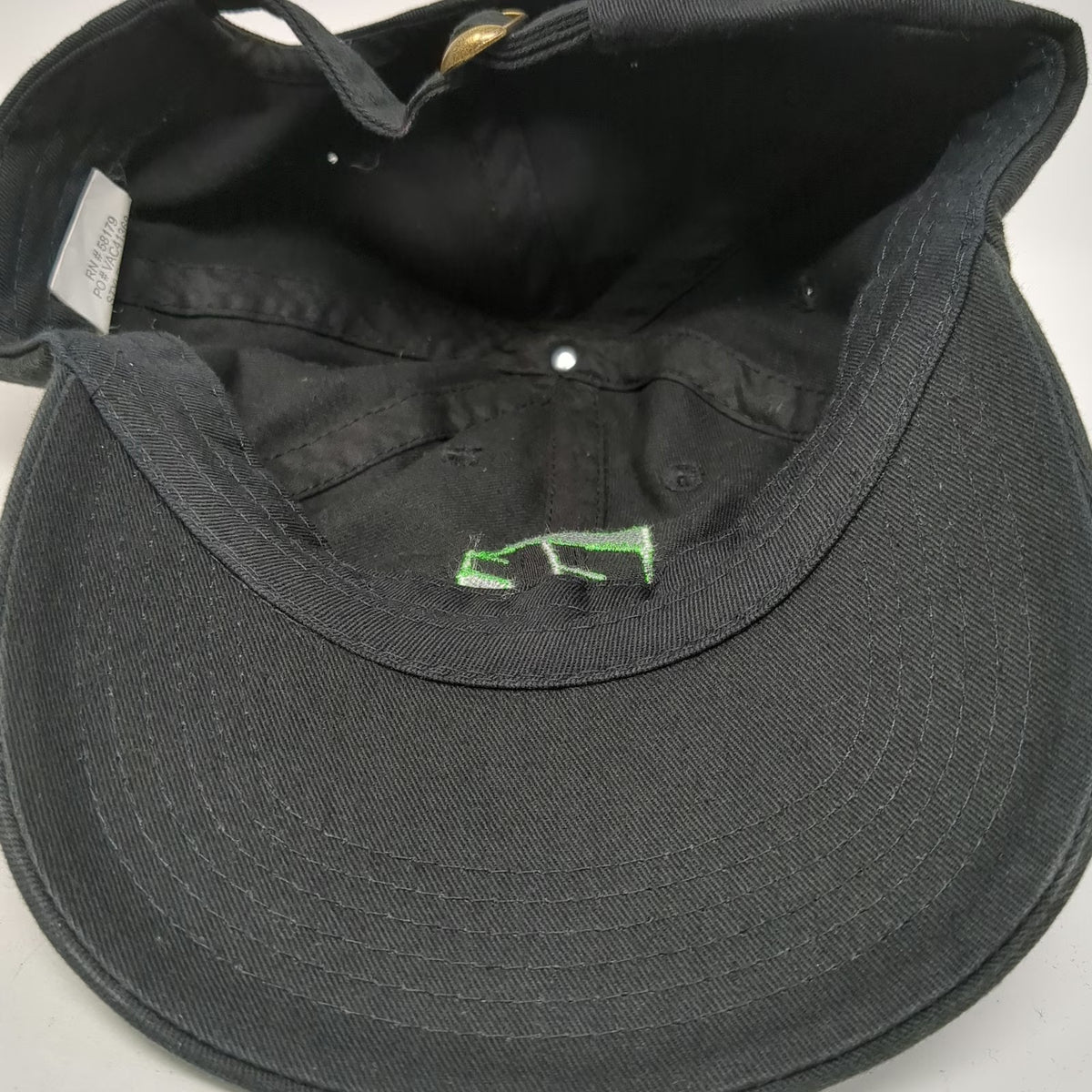 Fast & Furious FF Logo Black Baseball Cap Hat One Size Slideback Cotton Buckle