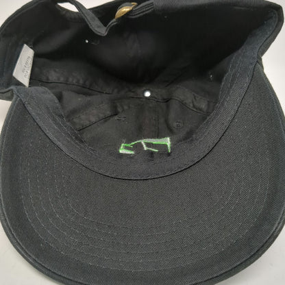 Fast & Furious FF Logo Black Baseball Cap Hat One Size Slideback Cotton Buckle