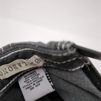 Authentic Billabong 1973 Snapback Hat Gray One Size Adjustable Distressed Cotton