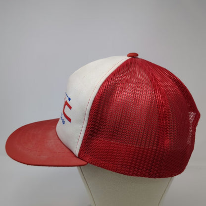 Farmers Supply Co-op FSC Logo Red Trucker Hat One Size Snapback Foam Mesh Cap