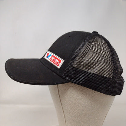 Valvoline Snapback Mesh Back Trucker Hat Black OSFA Adjustable 6 Panel