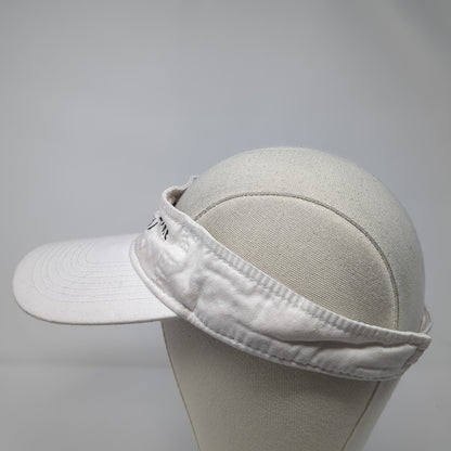Pomona Lake Marina Sun Visor Cap White One Size Adjustable Port & Company