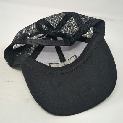 Liberty University Trucker Hat Black One Size Mesh Back Snapback Mountain Patch